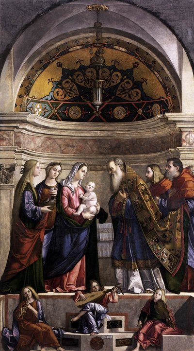 神殿でのイエスの紹介 作： Vittore Carpaccio